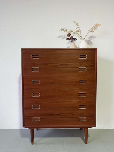 Ladekast teak 6* metal - LOUI.STORE