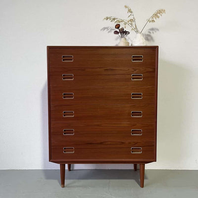 Ladekast teak 6* metal - LOUI.STORE