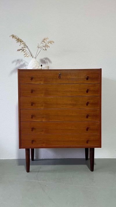 Ladekast teak Domino 6* - LOUI.STORE