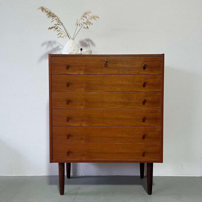 Ladekast teak Domino 6* - LOUI.STORE