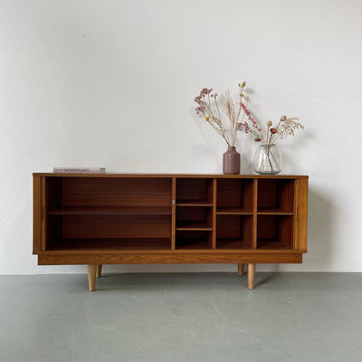 Lowboard eik tambourdeuren - LOUI.STORE