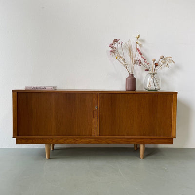 Lowboard eik tambourdeuren - LOUI.STORE