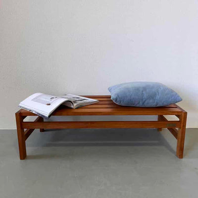 Massief teak bankje - LOUI.STORE