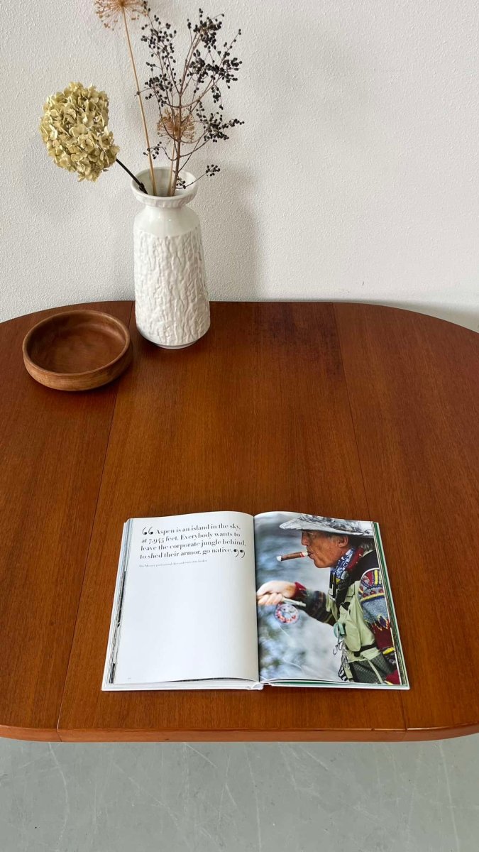 
                  
                    Ronde teak tafel (uitschuifbaar) - LOUI.STORE
                  
                