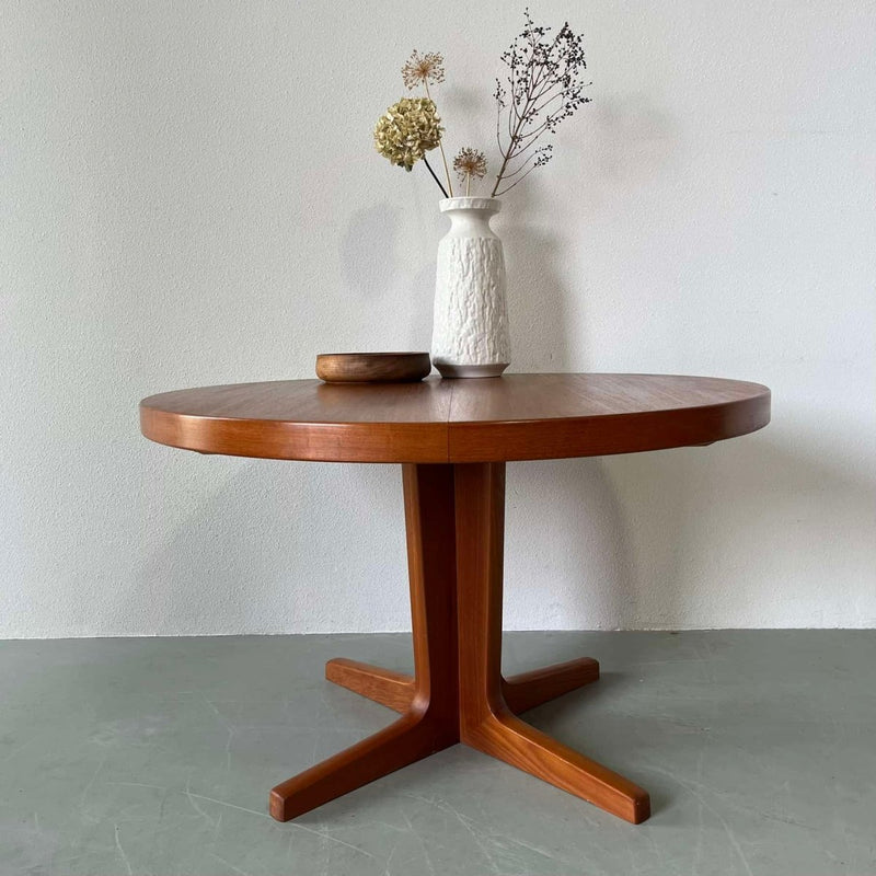 Ronde teak tafel (uitschuifbaar) - LOUI.STORE