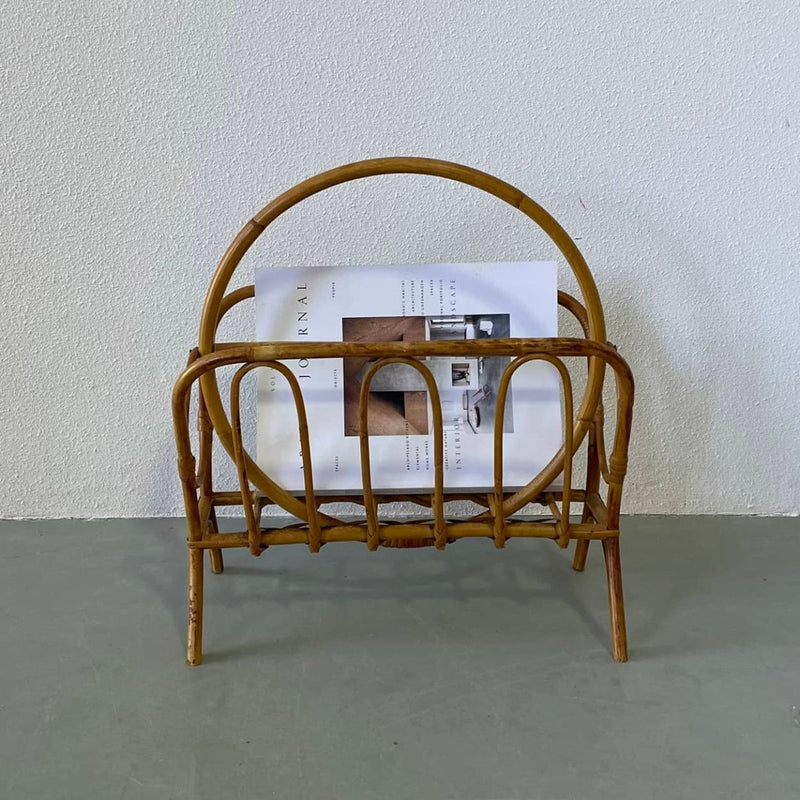 Rotan tijdschriften houder - LOUI.STORE