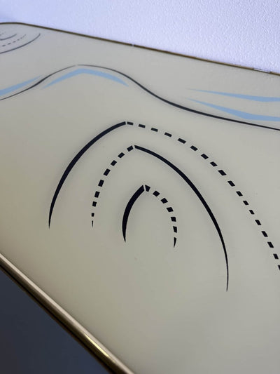 Salontafel met tekening - LOUI.STORE