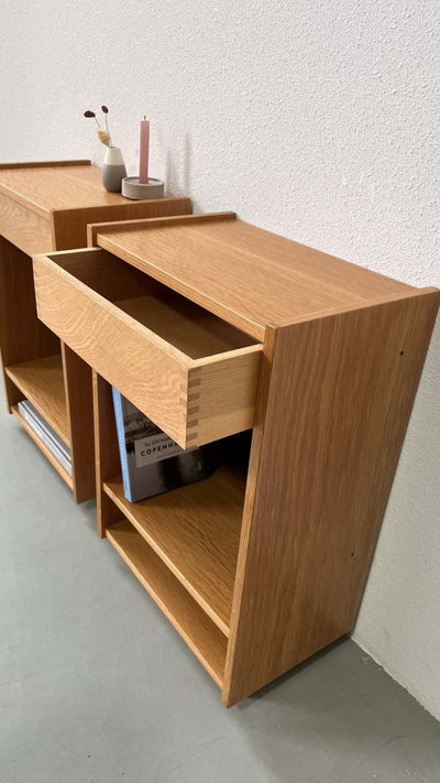 Set 2* nachtkastjes eiken - LOUI.STORE