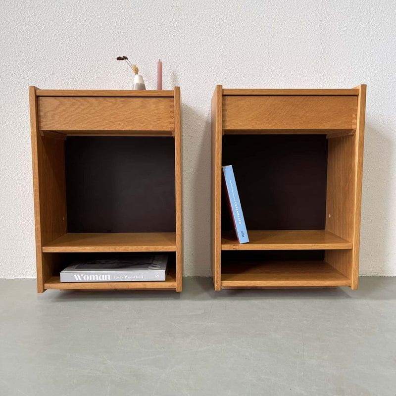 Set 2* nachtkastjes eiken - LOUI.STORE