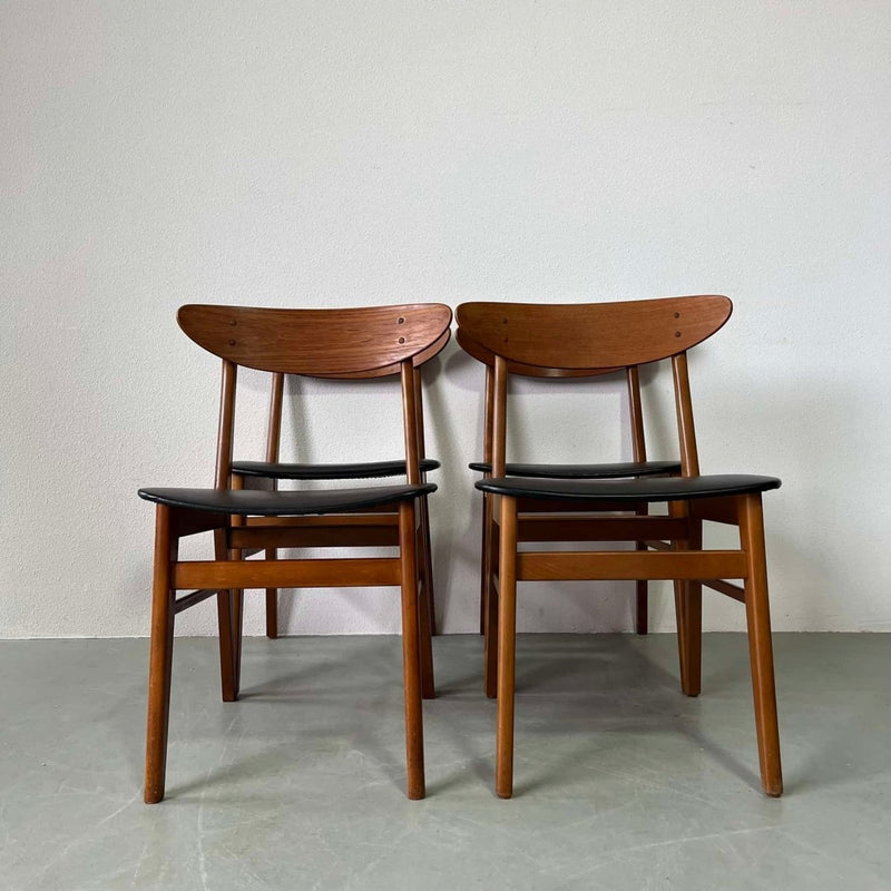 Set 4* Farstrup stoelen teak - LOUI.STORE