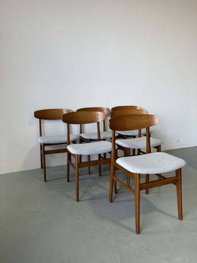 Set 6* SAX stoelen teak - LOUI.STORE