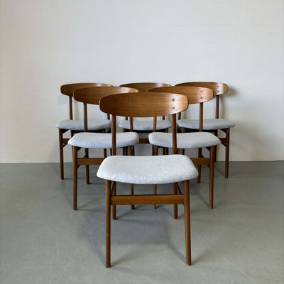 Set 6* SAX stoelen teak - LOUI.STORE