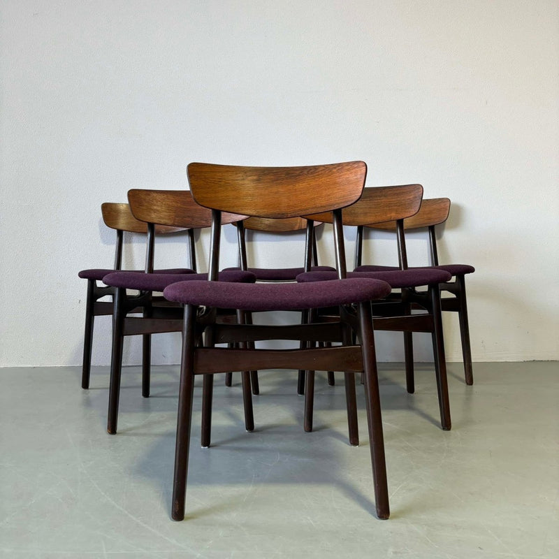 Set 6* stoelen palissander - LOUI.STORE