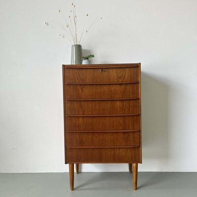 Teak 6* ladekast - LOUI.STORE