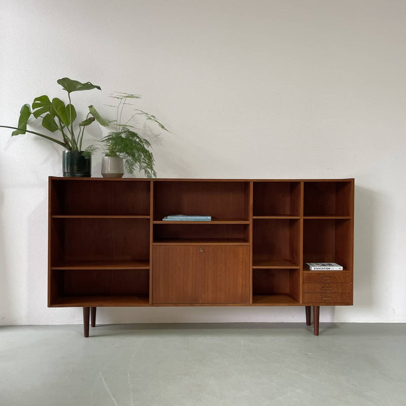 Teak boekenkast groot - LOUI.STORE