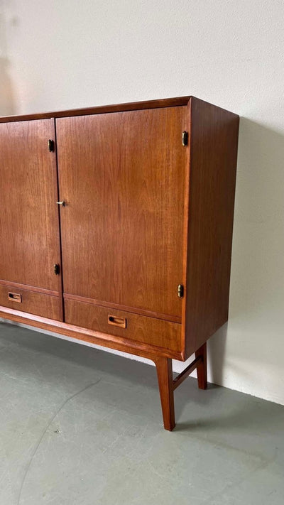 Teak highboard 3* lades - LOUI.STORE