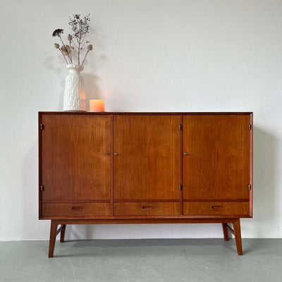 Teak highboard 3* lades - LOUI.STORE