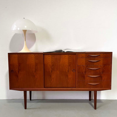 Teak sideboard 5* lades - LOUI.STORE
