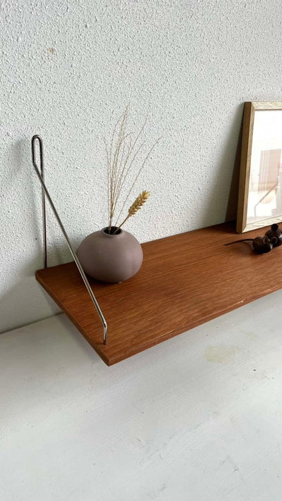 Teak wandplankje - LOUI.STORE