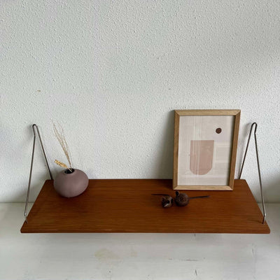 Teak wandplankje - LOUI.STORE