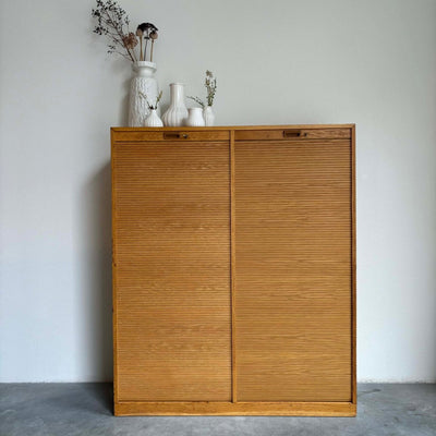 Vintage archiefkast tambour - LOUI.STORE