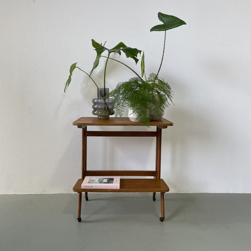 Vintage bijzettafeltje / bar trolley - LOUI.STORE