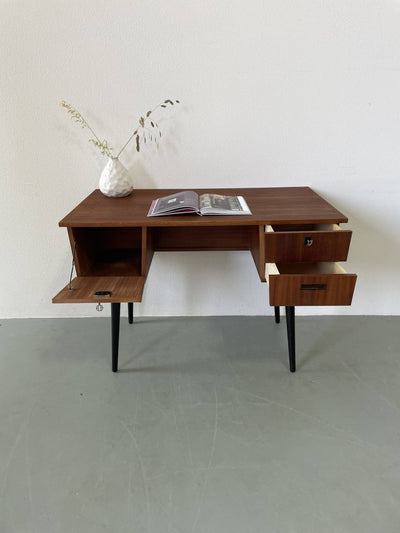 Vintage bureautje teak - LOUI.STORE