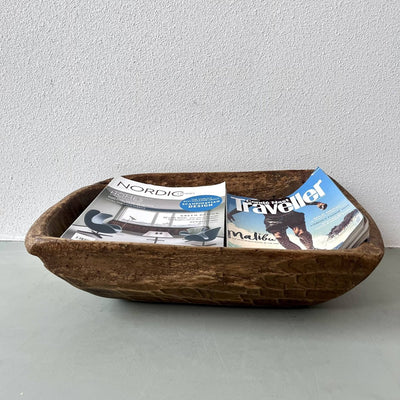 Vintage houten trog - LOUI.STORE