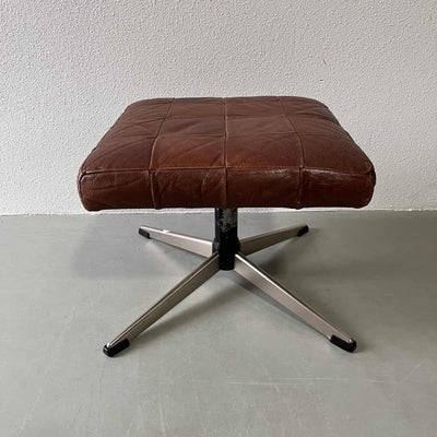 Vintage leren kruk - LOUI.STORE