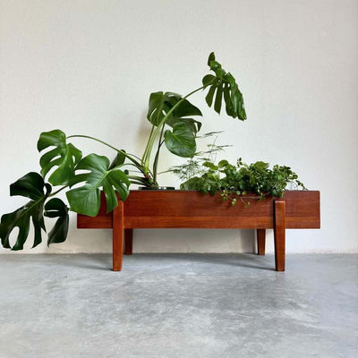 Vintage plantenbak teak - LOUI.STORE