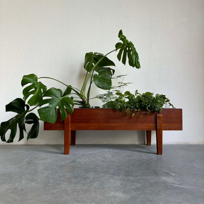 Vintage plantenbak teak - LOUI.STORE