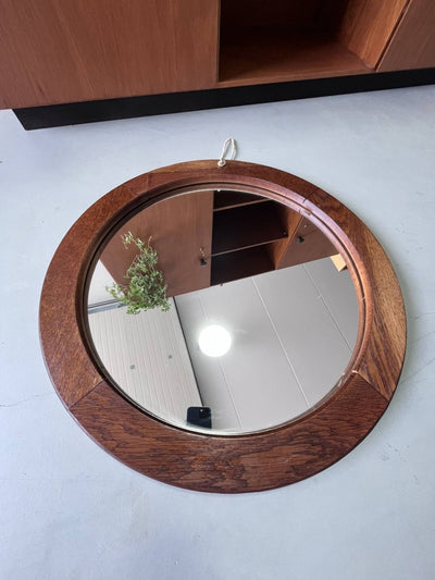 Vintage ronde spiegel - LOUI.STORE