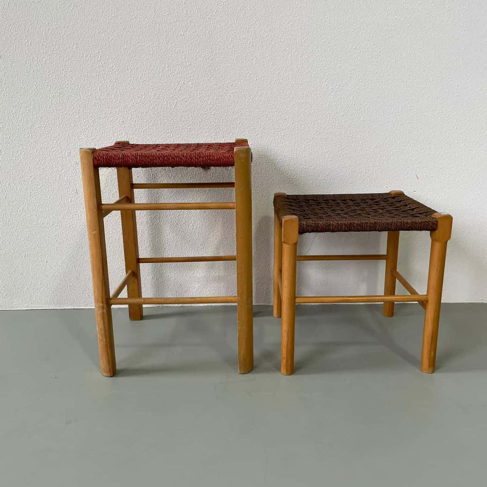 Vintage sisal krukjes - LOUI.STORE