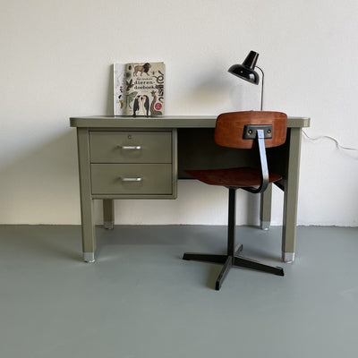 Vintage stalen bureautje - LOUI.STORE