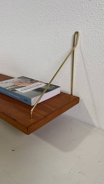 Vintage teak wandplankje - LOUI.STORE