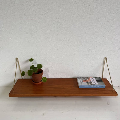 Vintage teak wandplankje - LOUI.STORE